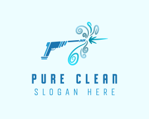 Pressure Washing Cleaner logo design