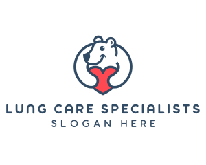 Polar Bear Hug logo design