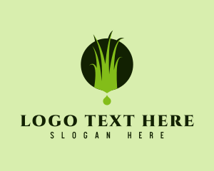 Grass Lawn Landscape  Logo