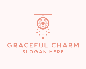 Star Beads Dreamcatcher Charm logo design