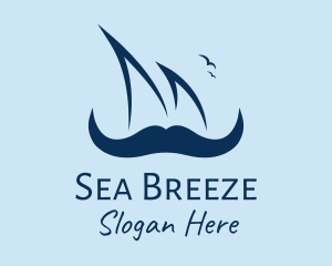 Sailor - Hipster Sailor Mustache logo design