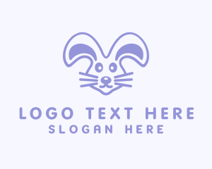 Cruelty Free - Violet Cute Rabbit Pet logo design