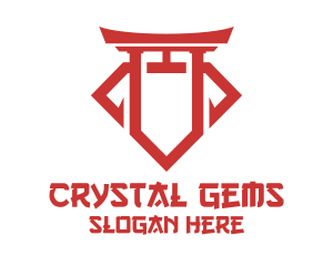 Diamond Shrine Gate logo design