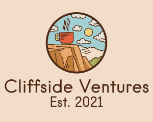 Cliff - Hot Coffee View logo design