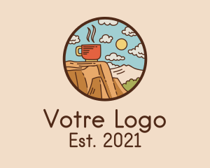 Trip - Hot Coffee View logo design