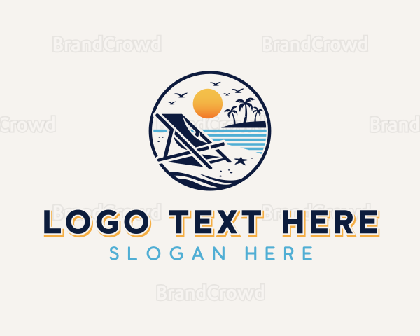 Island Beach Vacation Logo