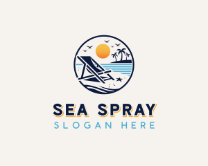 Island Beach Vacation logo design