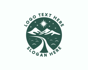 Travel Agency - Peak Mountaineering Trip logo design