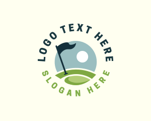 Mini Golf - Golf  Club Team Tournament logo design