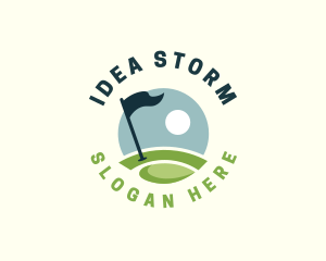 Golf  Team Tournament logo design