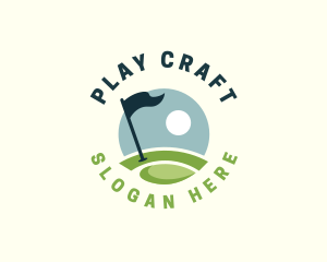 Golf  Team Tournament logo design