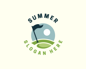 Golf  Team Tournament logo design