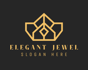 Deluxe Crown Jewel logo design