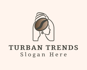 Turban - Coffee Bean Maiden logo design