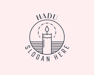 Candle Wellness Decor Logo