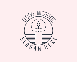 Candlelight - Candle Wellness Decor logo design