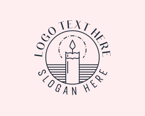 Souvenir - Candle Wellness Decor logo design