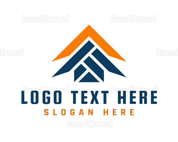 House Roofing Architecture Logo