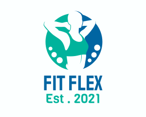 Exercise - Fitness Stretching Exercise logo design