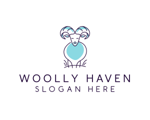 Farm Animal Goat logo design