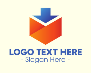 Message - Mail Download Application logo design