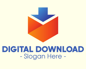 Download - Mail Download Application logo design
