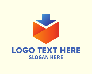 Download - Mail Download Application logo design