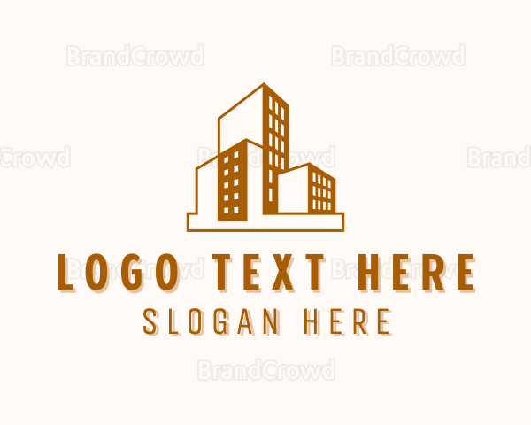 Condominium Building Property Logo