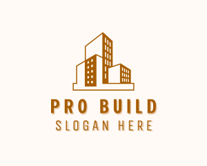 Condominium Building Property logo design