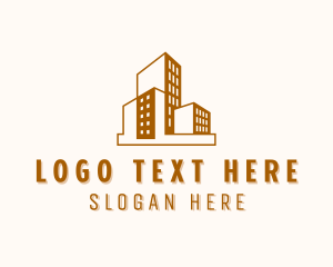 Property - Condominium Building Property logo design