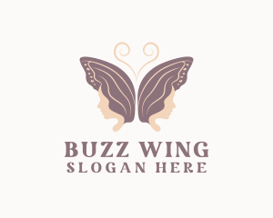 Butterfly Wings Salon logo design