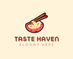 Asian Dining Noodles logo design