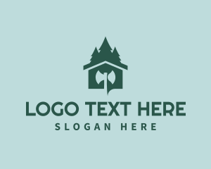 Sawmill - Tree Home Axe Lumber logo design