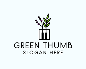 Gardener - Botanical Piano Garden logo design