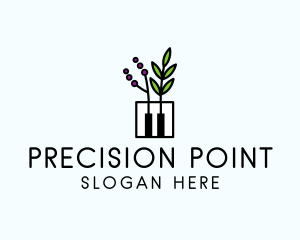 Botanical Piano Garden logo design