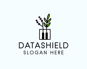 Botanical Piano Garden logo design