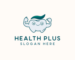 Strong Toothpaste Tooth logo design