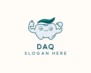 Dentist - Strong Toothpaste Tooth logo design