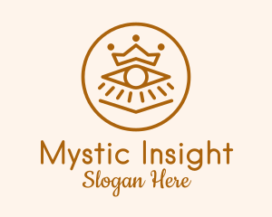 Tarot - Crown Tarot Eye logo design