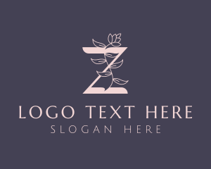 Floral - Beautician Flower Letter Z logo design