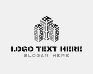 Studio - Geometric Building Contractor logo design