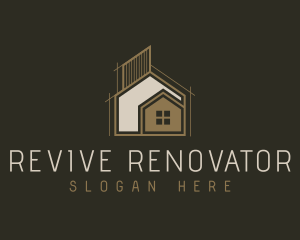 Renovator - Home Building Improvement logo design