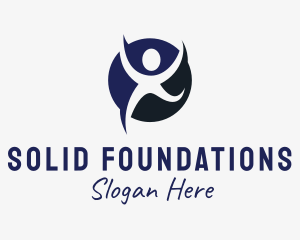 Social Service - Humanitarian Charity Foundation logo design