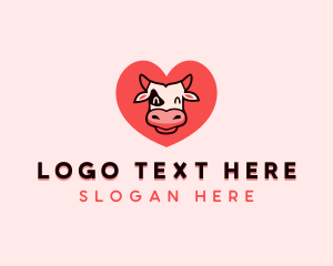 Protein - Cow Farm Livestock logo design