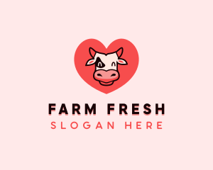 Livestock - Cow Farm Livestock logo design