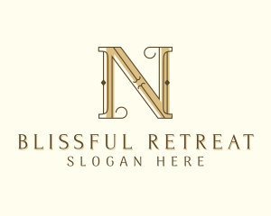 Styling Salon Letter N Logo