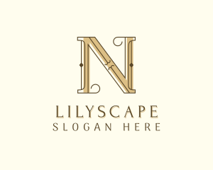 Styling Salon Letter N Logo