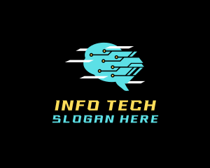Information - Fast Brain Circuit logo design
