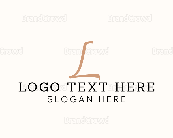 Fashion Tailoring Boutique Logo