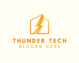 Thunder - Thunder Home Electricity logo design